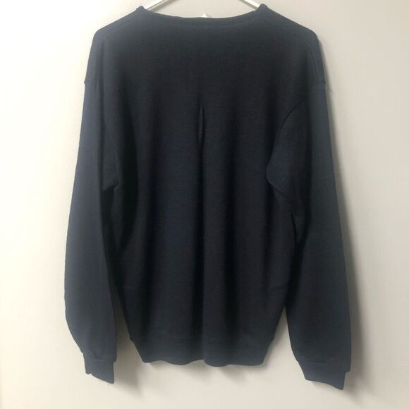 vintage champion v neck sweater navy blue shriners embroidered  size large - Picture 7 of 10